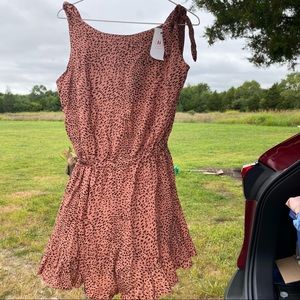 Cheetah Print Romper